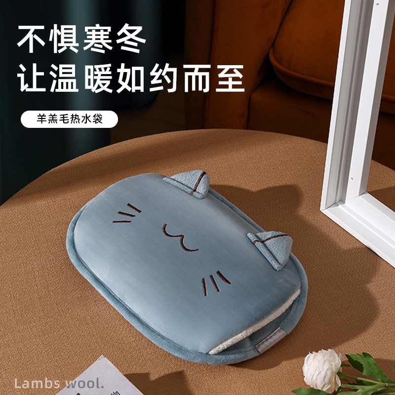 夏新电热水袋暖手宝暖宝宝暖水袋充电暖手袋电热暖水宝智能防爆取暖S-108高清大图