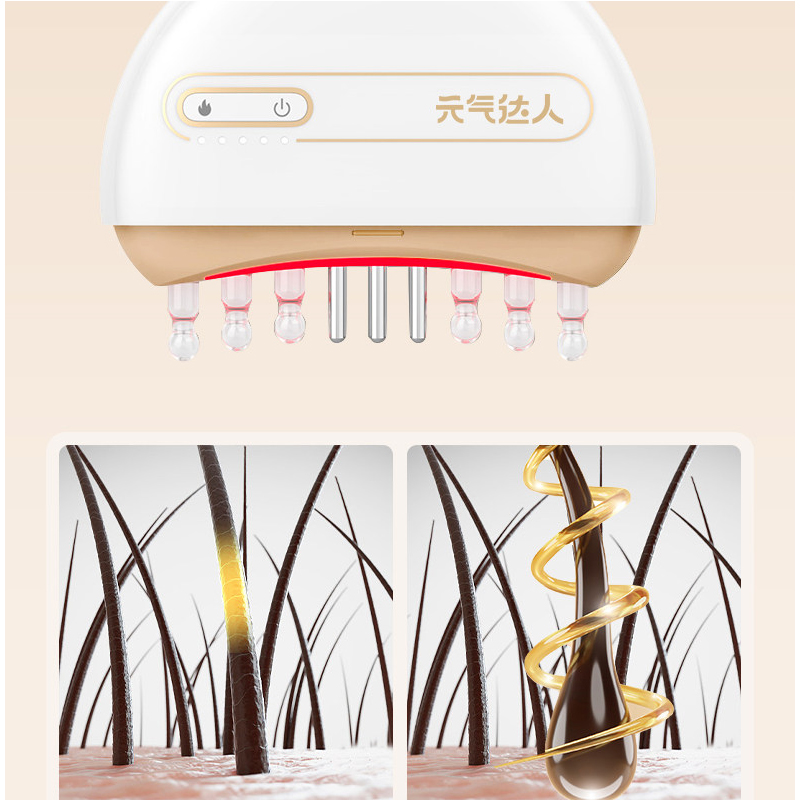 元气达人玉石按摩梳一套YQ00377高清大图