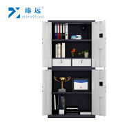 臻远ZY5020615G 灰白套色双节带斗指纹锁保密柜 台 1mm