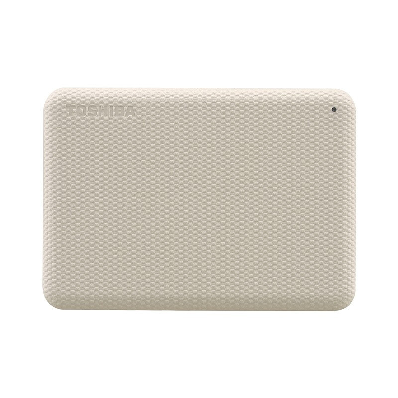 东芝(TOSHIBA) 1TB 高速移动硬盘 V10系列 USB3.2 2.5英寸 米白 兼容Mac 轻薄便携 密码保护