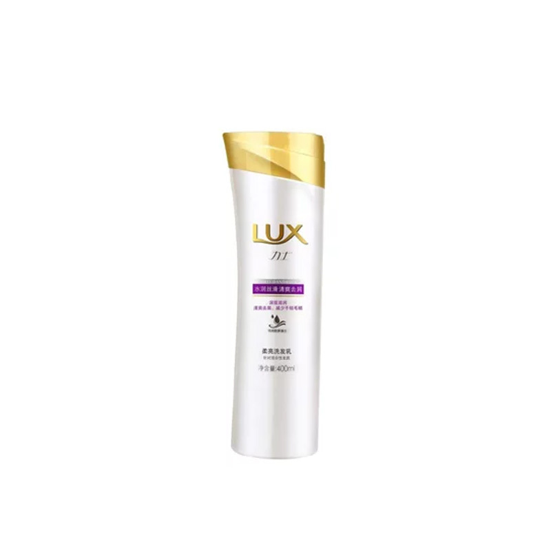 力士(LUX) 水润丝滑柔亮洗发乳清爽去屑型 400ml *12