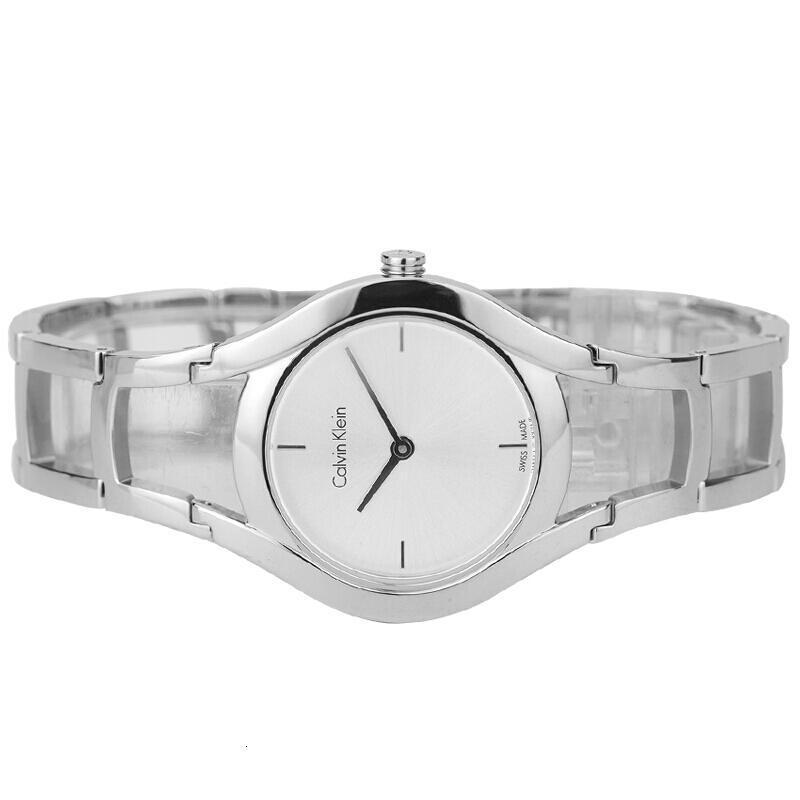 卡文克莱(Calvin Klein)手表钢带镂空表带 石英表 欧美品牌 女士腕表 K6R2362K