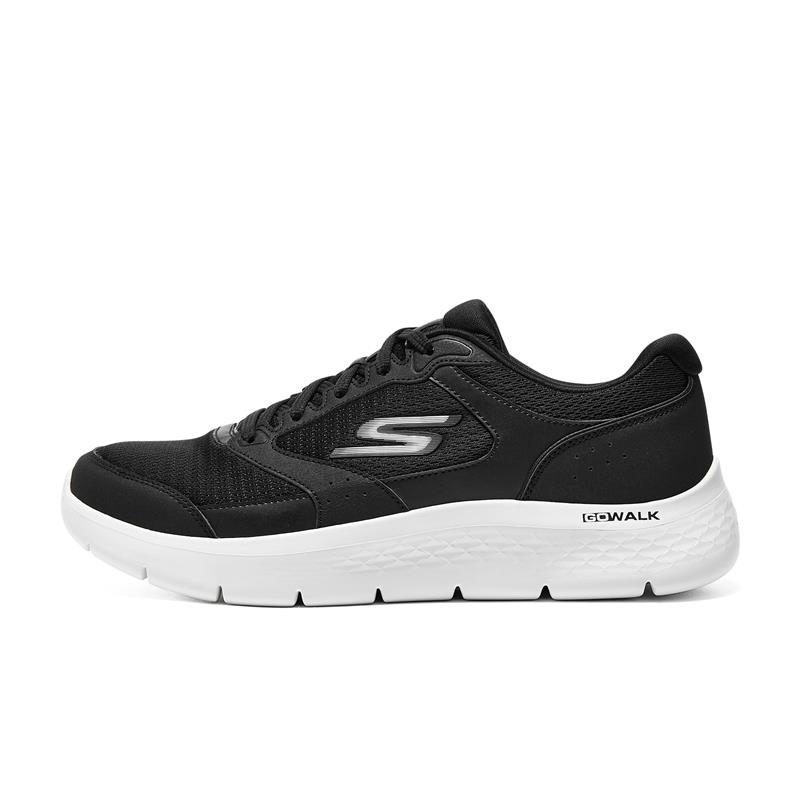 Skechers斯凯奇夏秋新款男士运动鞋休闲健步鞋百搭时尚216480-BLK