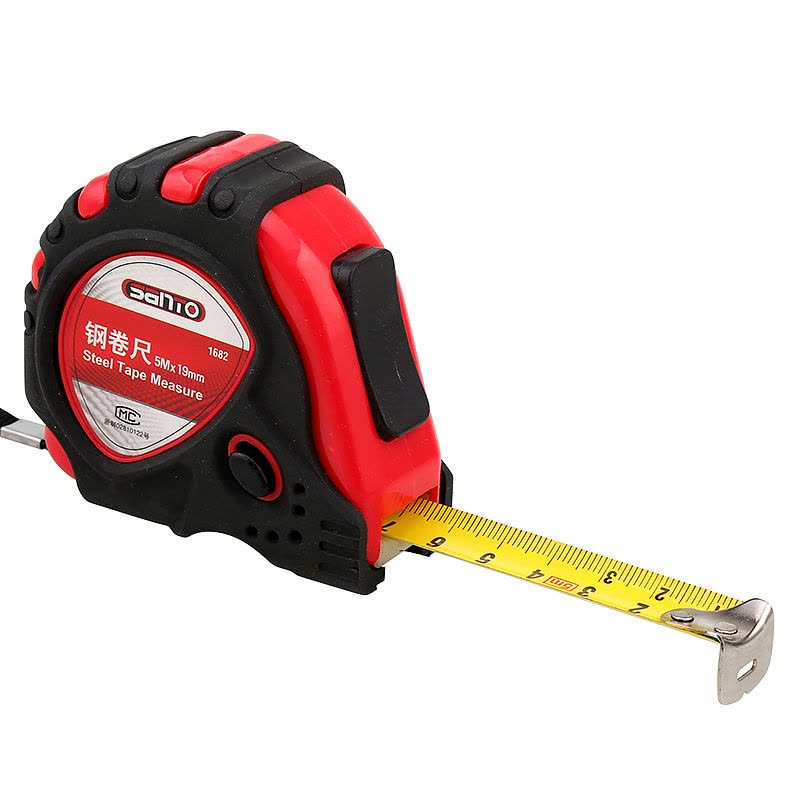 赛拓(SANTO) 1682 5M钢卷尺测量尺不锈钢卷尺测量工具【价格图片品牌