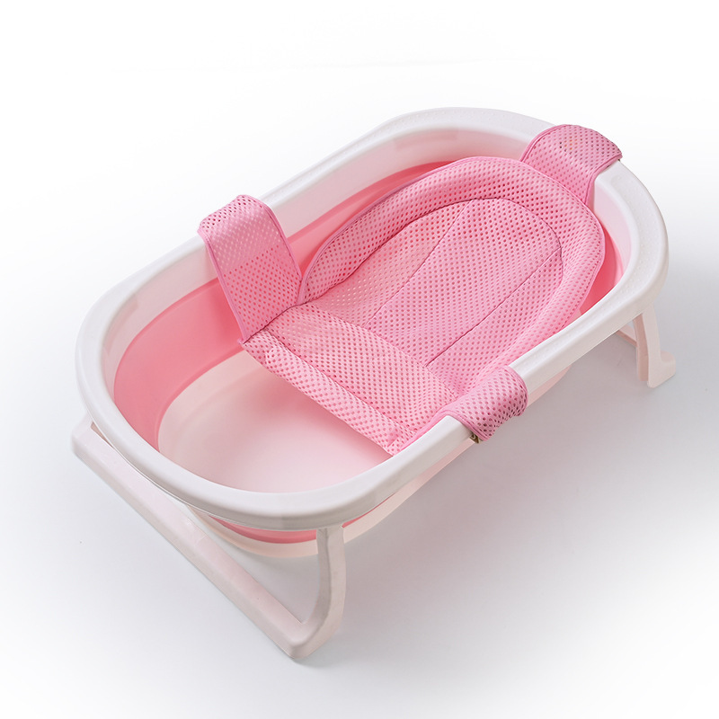 弘拜折叠婴儿洗澡盆宝宝可折叠浴盆新生幼儿童可坐躺家用大号沐浴桶