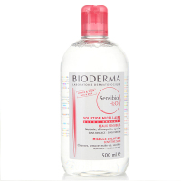 【满199减100】法国Bioderma贝德玛卸妆水温和舒妍 净妍洁肤液 原装进口 中干性敏感肤质粉水500ml