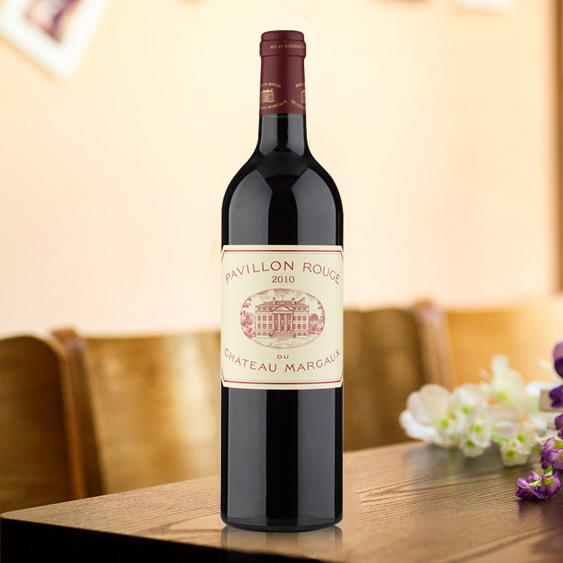 法国进口2010年玛歌庄园小屋古堡干红葡萄酒单支750ml