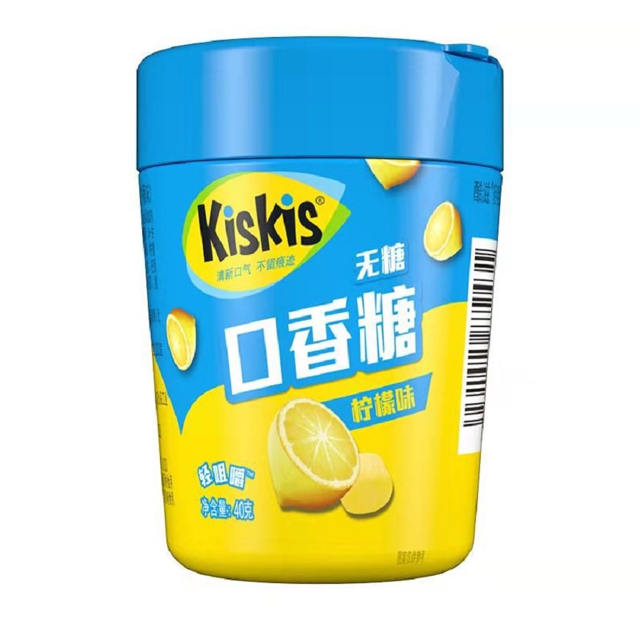 酷滋轻咀嚼无糖口香糖40g柠檬味