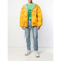 Off-White奢侈品服饰男拼接直筒牛仔裤 OMYA049F19386024-7101 流行
