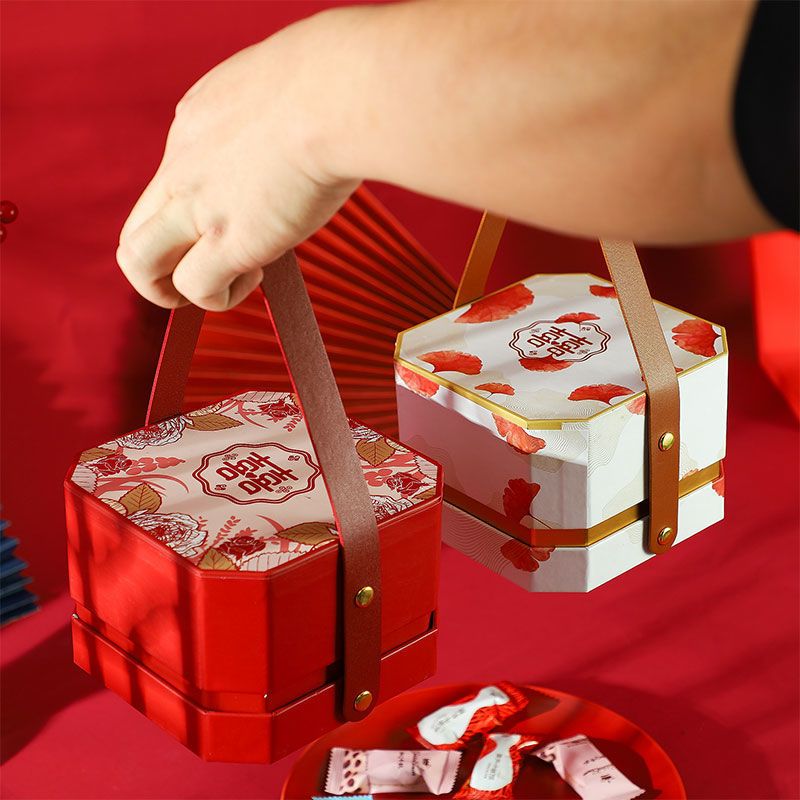 结婚喜糖高档回礼创意伴手礼喜糖礼盒装中国风婚礼桌糖成品喜糖 八角