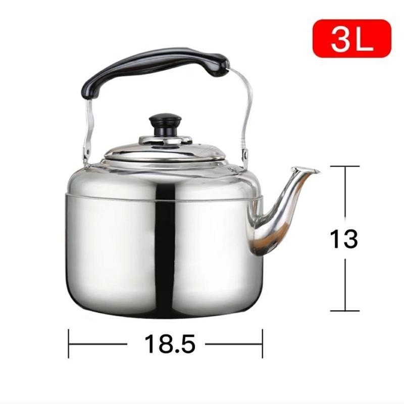 赤兔马烧水壶不锈钢水壶煤气鸣音加厚大容量燃气天然气电磁炉通用 3l