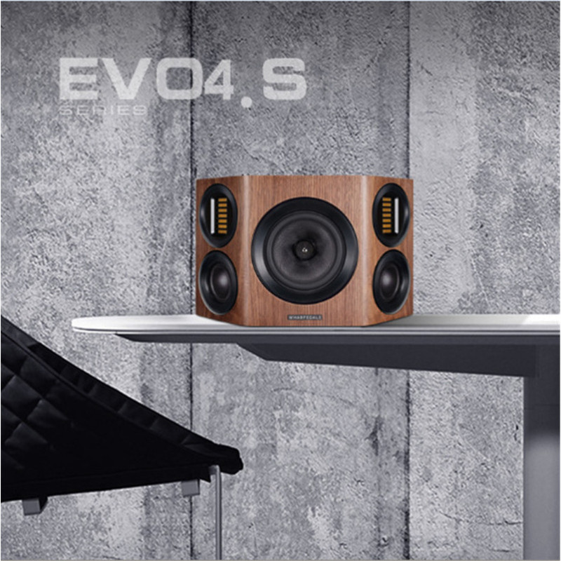 Wharfedale/乐富豪 EVO4.S 家庭影院3音路环绕音箱 家用音响 AV音箱 (胡桃木色)