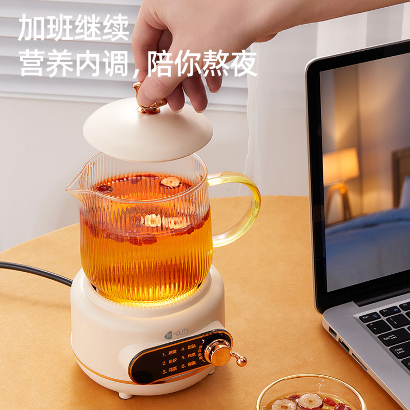 艾青春(AIYOUth)智能分体养生杯(带滤网) MY201-1 500ML颜色随机高清大图