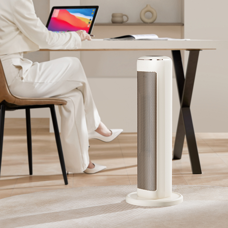 艾美特取暖器暖风机家用塔式立式摇头电暖器速热风机电暖气冷暖风扇