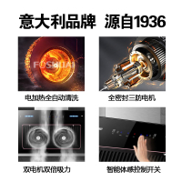 方帅(FOSHUAI)双电机自动清洗油烟机燃气灶两件套烟灶套餐 25m³大吸力侧吸式挥手感应家用抽油烟机灶具套装
