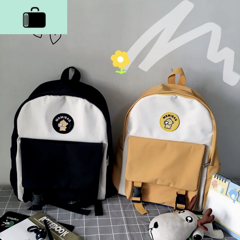 森系书包可爱软妹日系初中双肩包女韩版原宿ulzzang高中学生背包NEW LAKE高清大图