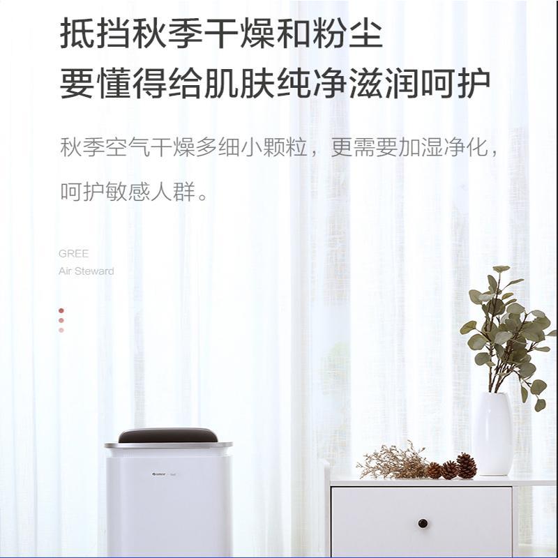 格力(GREE)除湿机KJ200G-B01境立方家用卧室除甲醛空气净化干衣加湿抽湿四合一多功能空气管家智能控制空气净化器