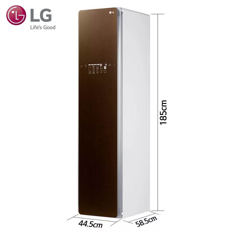 韩国原装进口LG S3RF 智能蒸汽除菌衣物护理机 除菌祛除异味 防皱智能WiFi热泵烘干机 多功能挂烫机干衣机高清大图