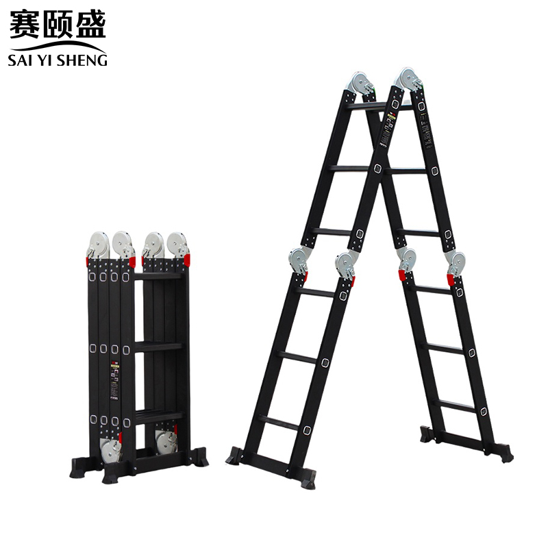 赛颐盛 四折三步梯2mm厚度1200*600*1650mm