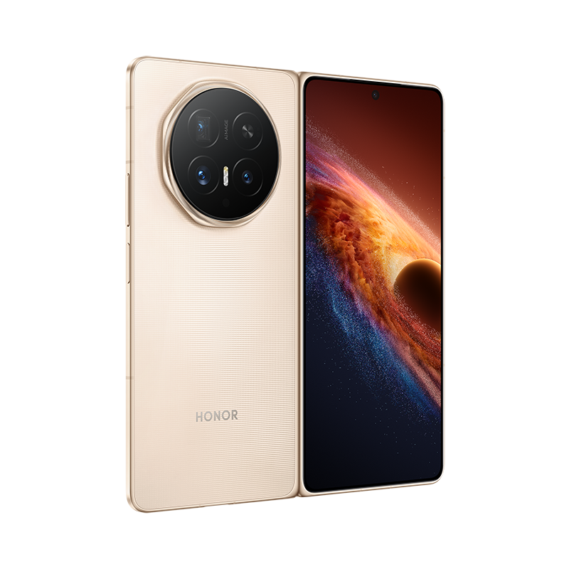 荣耀Magic V6 12+512 PNM-AN10 旭日金 双卡 全网通版 手机 全新荣耀黑钻屏 新一代金刚巨犀玻璃 折叠屏手机高清大图