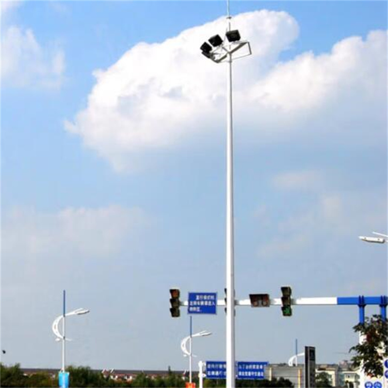 环杰led高杆灯球场照明灯6米三头t字200w3