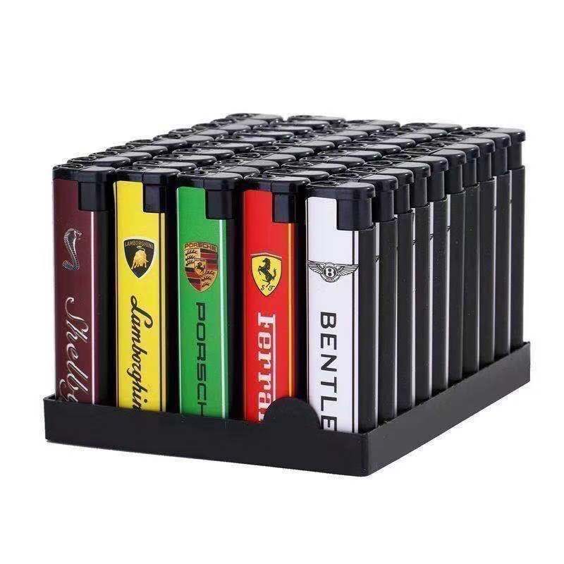 普通圆款[明火款] 10只试用装 [特价抢50只] 一次性打火机10只装普通家用超市防风打火机批发