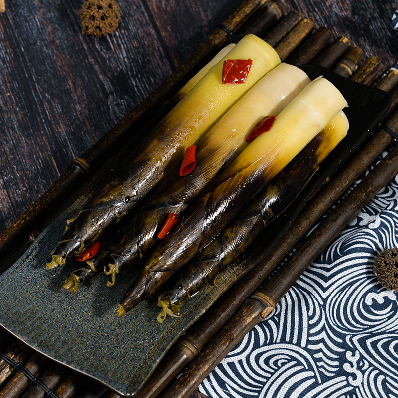 富春龙即食手剥笋230g*3袋装 老汤味 鲜嫩多汁脆爽可口高清大图