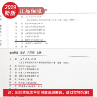 教材解读六年级上册语文数学2019秋新版RJ人教版 部编版小学六年级上册语文教材全解同步教辅导资料书 人民教育出版社配套