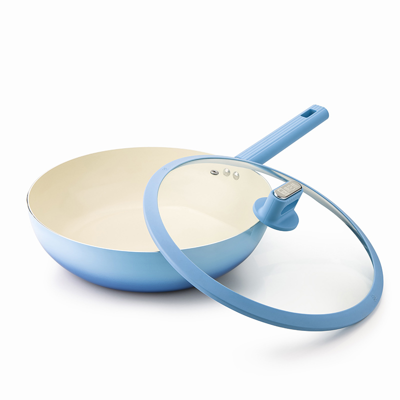 康巴赫(KBH) 溢彩炒锅两件套 LPB-CT30A 30cm炒锅+硅胶铲高清大图