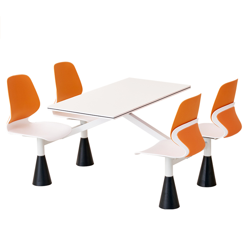 烁恒食堂桌椅1.3m套高清大图