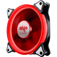 爱国者（aigo） 极光12CM电脑机箱风扇 静音散热风扇（小3P+大4P双接口） 极光12CM风扇（红色）