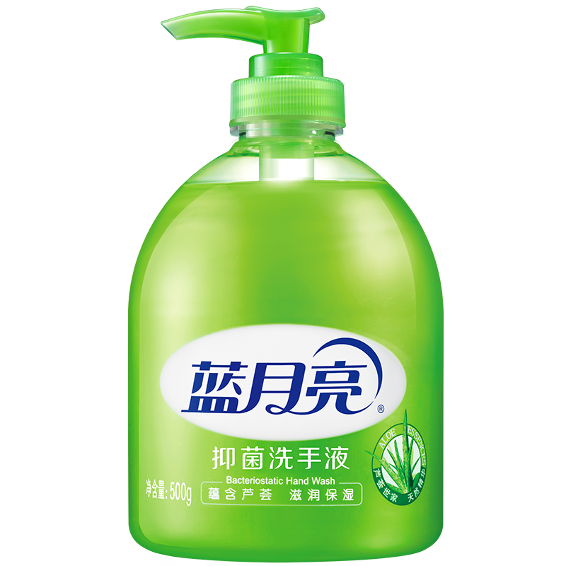 蓝月亮芦花抑菌洗手液500G*12瓶/件高清大图