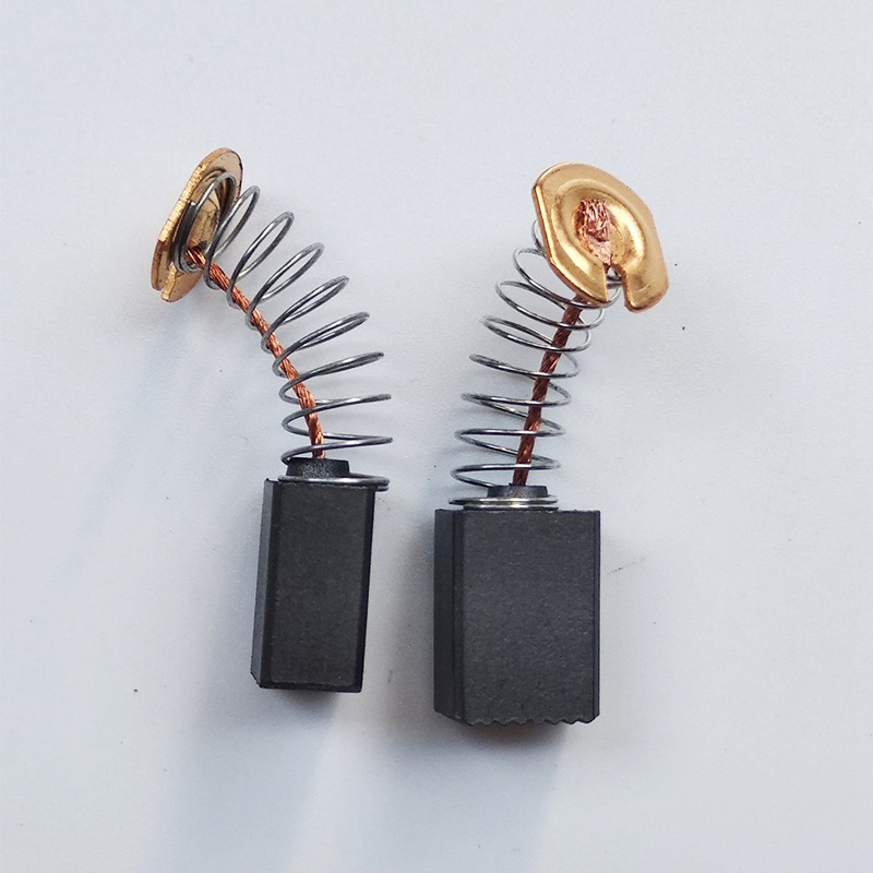 (dongcheng)原装碳刷耐磨电刷电动工具弹簧电角磨机电钻锤切割磨光机