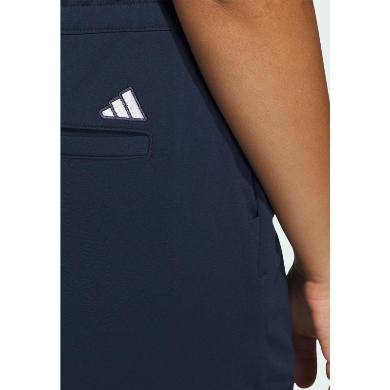 Adidas阿迪达斯女款运动长裤弹性腰设计高尔夫休闲修身九分裤