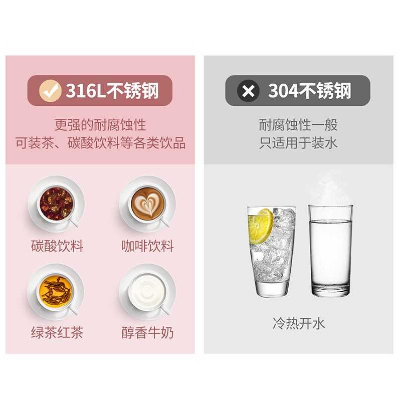 炊大皇花语保温杯350毫升 HY35A
