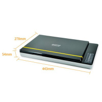 中晶(microtek) ScanMaker i360 中晶平板式A4轻薄高速扫描仪高清家用文档平板式扫描仪黑色