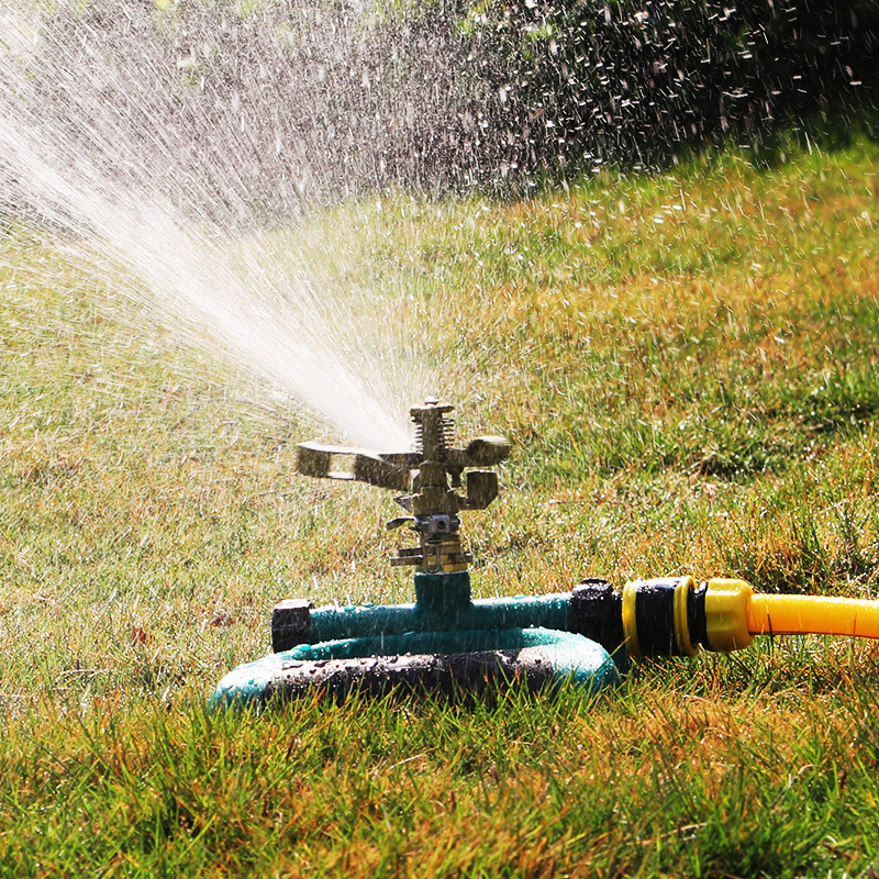 汉轩摇臂喷头单独版底座4分接头农用灌溉喷灌摇臂喷头360度旋转草坪