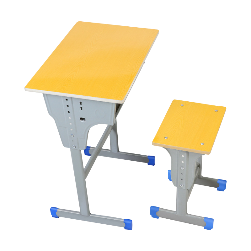 DXBG学生课桌椅儿童学习桌单人培训辅导补习班升降课桌椅学校写字课桌【工厂现做 7天内发货】高清大图