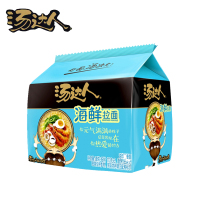 统一汤达人方便面袋装113g*10包海鲜拉面
