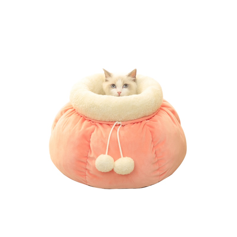 猫窝四季通用猫屋猫别墅半封闭式猫咪睡袋深度睡眠冬季保暖宠物窝高清大图