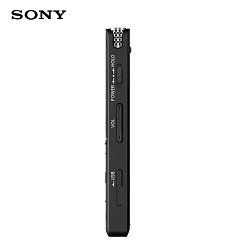 索尼(SONY)录音笔ICD-UX570F 4GB 智能降噪升级款 专业线性录音棒 商务学习采访支持内录 黑色