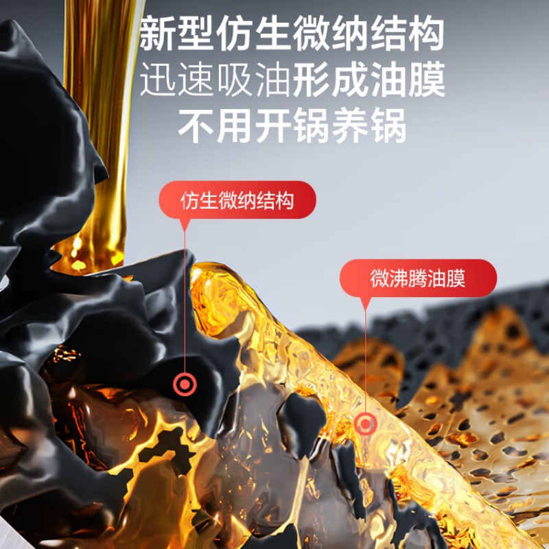 三禾0涂层纯钛锅炒锅24cm GC24F1高清大图