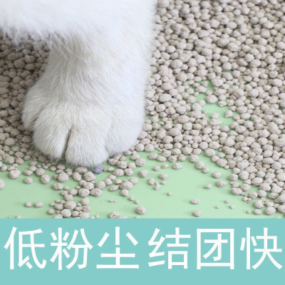 猫砂40斤膨润土除臭20斤特价多规格柠檬香猫砂结团猫咪用品 5L猫砂[原味]约1斤