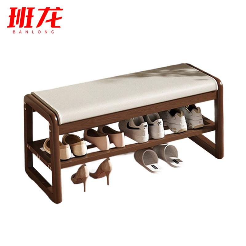 班龙鞋架换鞋凳100*34*42cm个高清大图