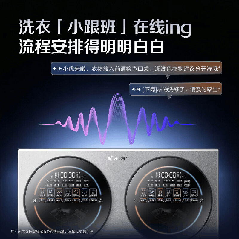 统帅海尔出品懒人三筒洗衣机Pro2.0标准尺寸三烘版 共14公斤家用大容量 XQGL140-MHBE787SU1图片