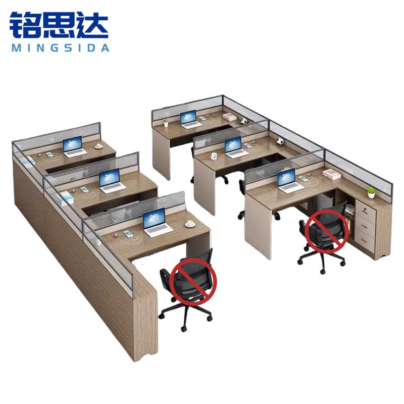 铭思达屏风工位六人位套高清大图