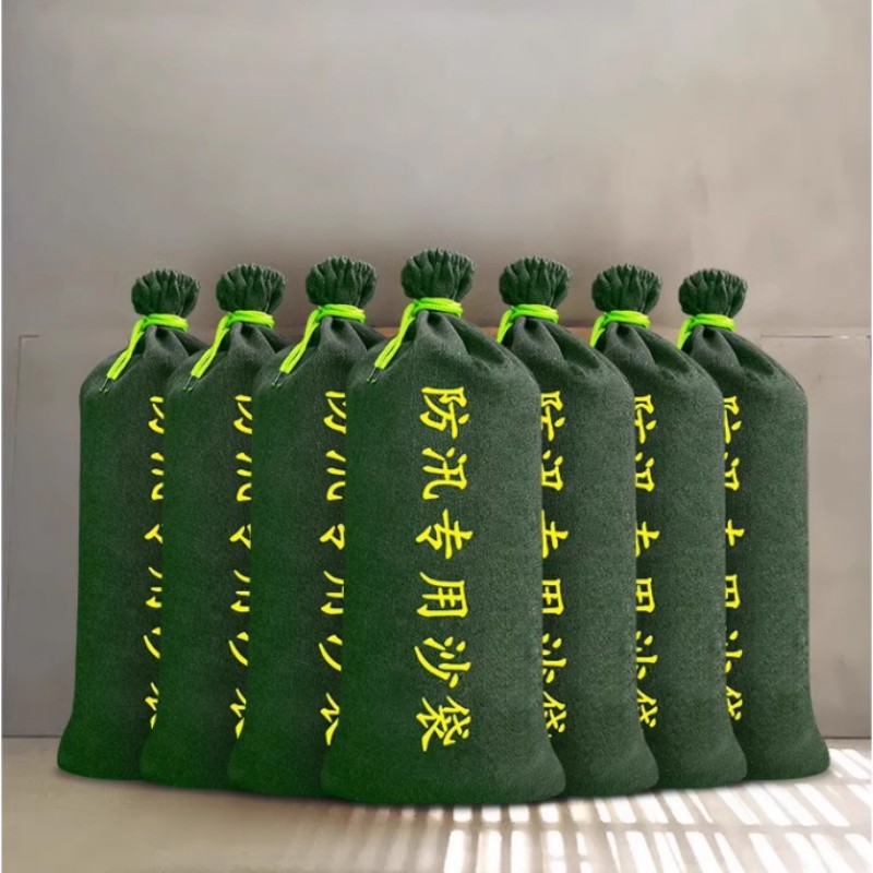 豫仲迈 加厚帆布防洪防汛专用沙袋25*70cm/条高清大图