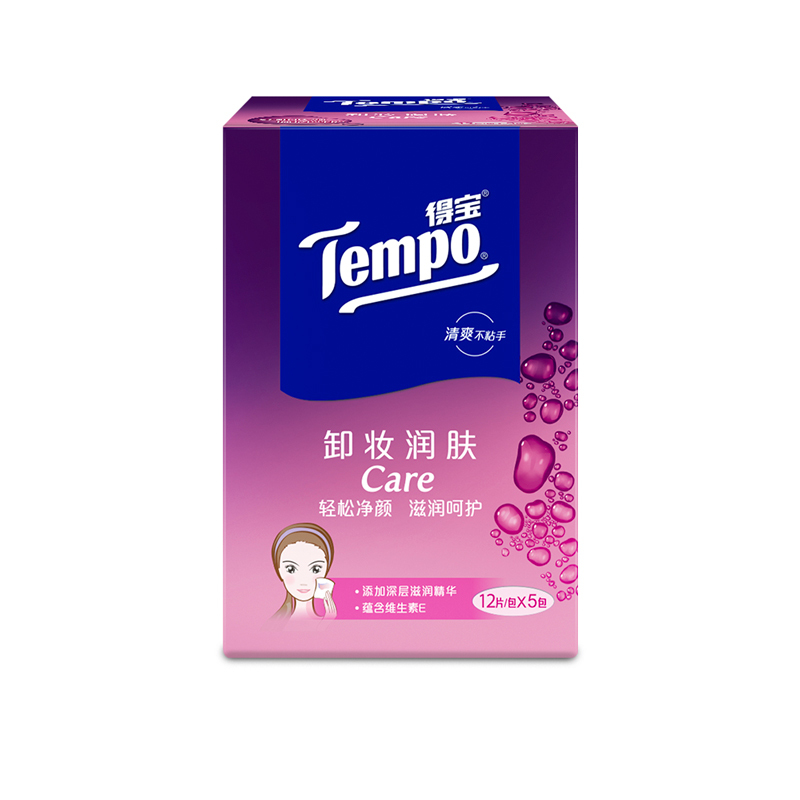 Tempo/得宝 湿巾 卸妆湿巾 12片*1包 湿纸巾