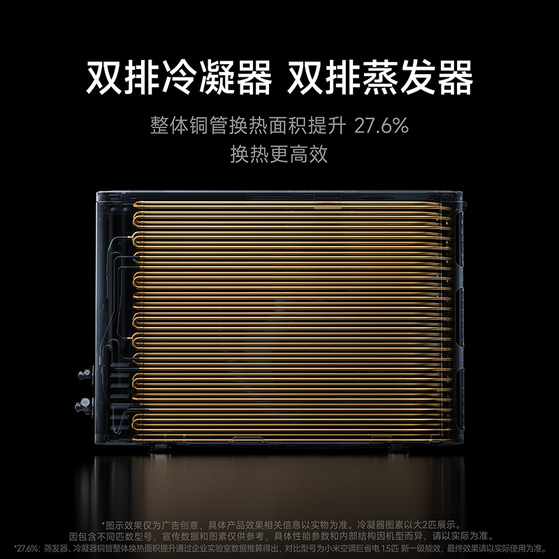 小米(mi) 1.5匹新1级能效变频挂壁式冷暖空调35GW-PG15/N1A1 10年质保强劲节能白色家电高清大图