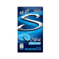亿滋 炫迈Stride无糖口香糖(炫动薄荷味)28片 50.4g休闲小零食口香糖
